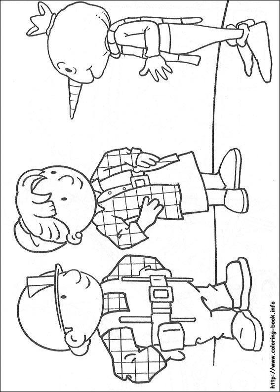 Bob the Builder coloring picture